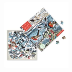 Angela Harding Winter Robins Jigsaw Puzzle, 1000 Pieces
