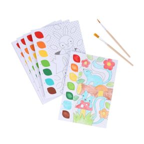 Petit Collage Paint by Numbers Woodland