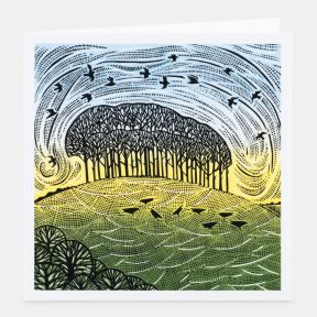 National Trust Countryside Encounters Notecards by Densie Coble, Pack of 20