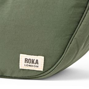 ROKA Farringdon Half Moon Olive Bag