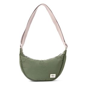 ROKA Farringdon Half Moon Olive Bag