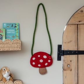 Children's Mushroom Felt Bag