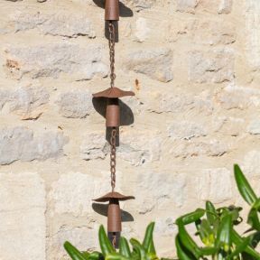 Rain Chain Mushrooms