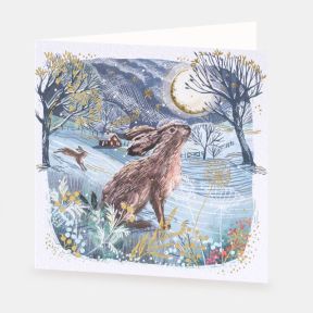 National Trust Hare Christmas Cards Box of 10