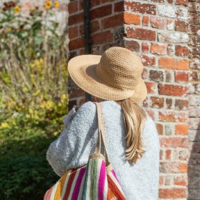 National Trust Curved Brim Hat, Natural