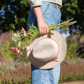 Powder Ivory Cotton Hat
