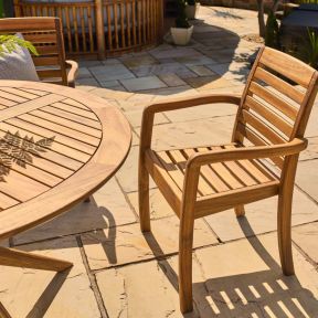 National Trust Cotswold Acacia Wood Armchair