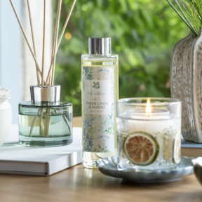 National Trust Gel Candle, Linen and Neroli