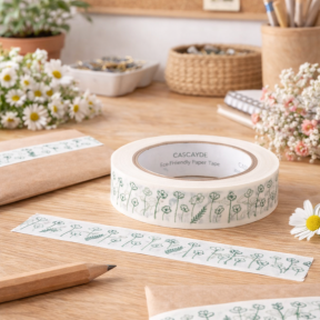 Green Flora Paper Tape