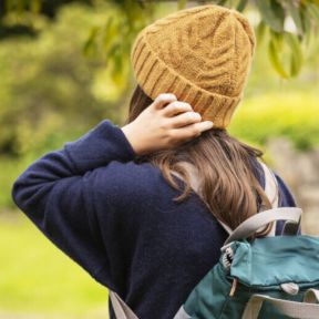 National Trust Knitted Beanie, Mustard