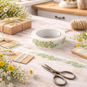 Yellow Wildflower Paper Tape