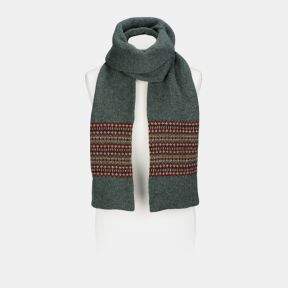 Robert Mackie Fairisle Knit Morar Scarf