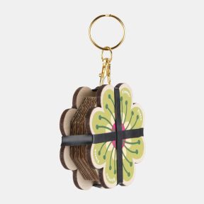 Studio Wald Green Keyring Flower Press