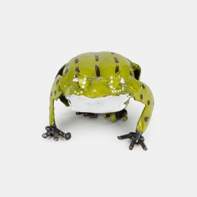 Chi Africa Recycled Metal Frog Sculpture