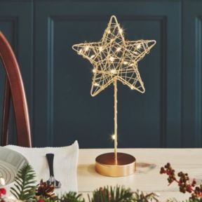 Gold Star Table Light