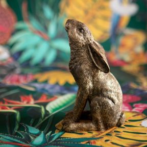 Moon Gazing Hare Sculpture