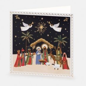 National Trust Nativity Christmas Cards Box of 10