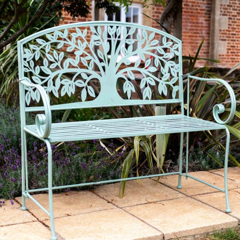 Tree of Life Bench, Green