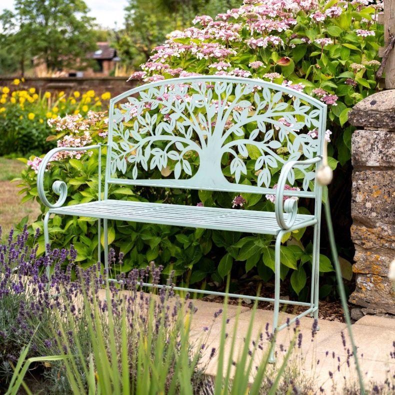 Tree of Life Bench, Green
