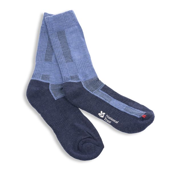 DESTINATION『US Natural Socks6'0-6'4』NAVY National Trust Hiking Socks, Navy DESTINATION『US Natural