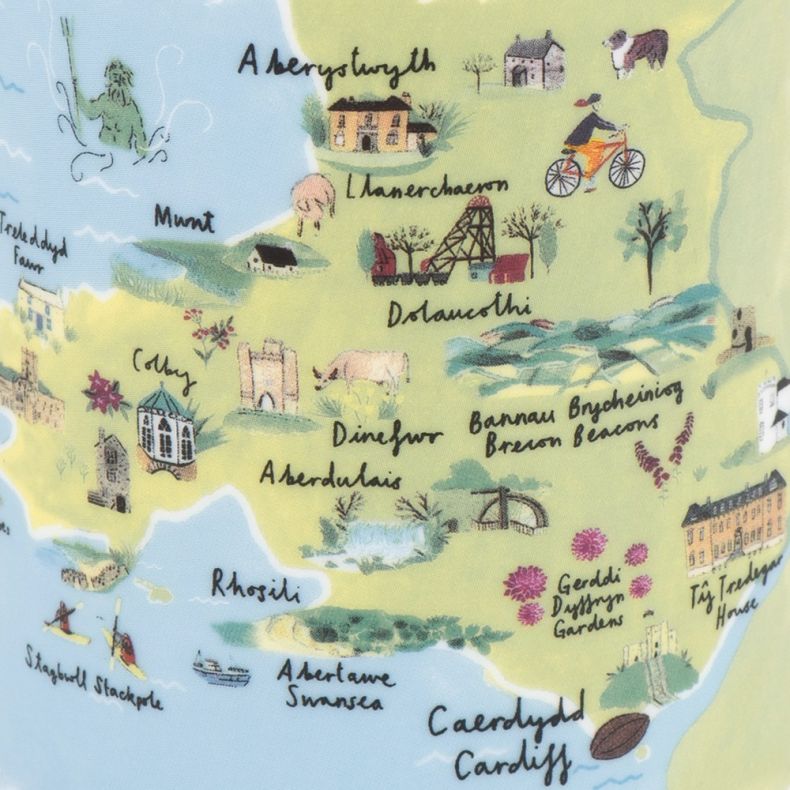 National Trust Wales Bone China Mug