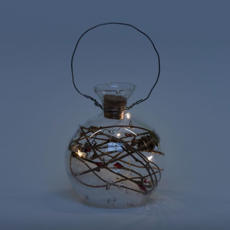 LED Glass Bauble Decoration