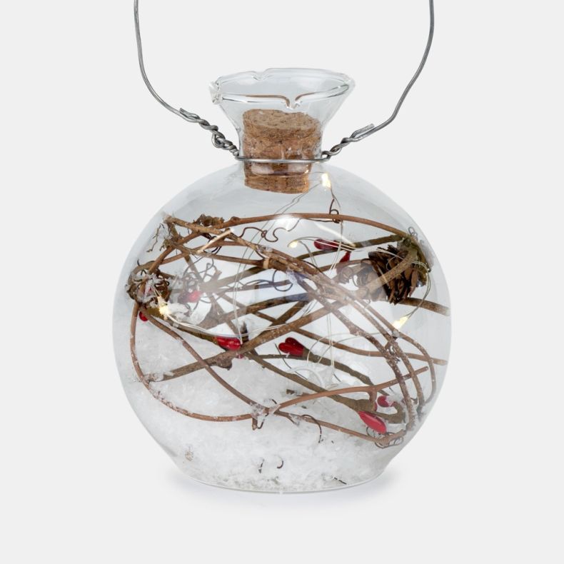 LED Glass Bauble Decoration