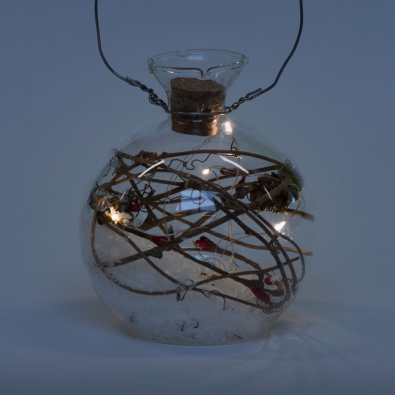 LED Glass Bauble Decoration