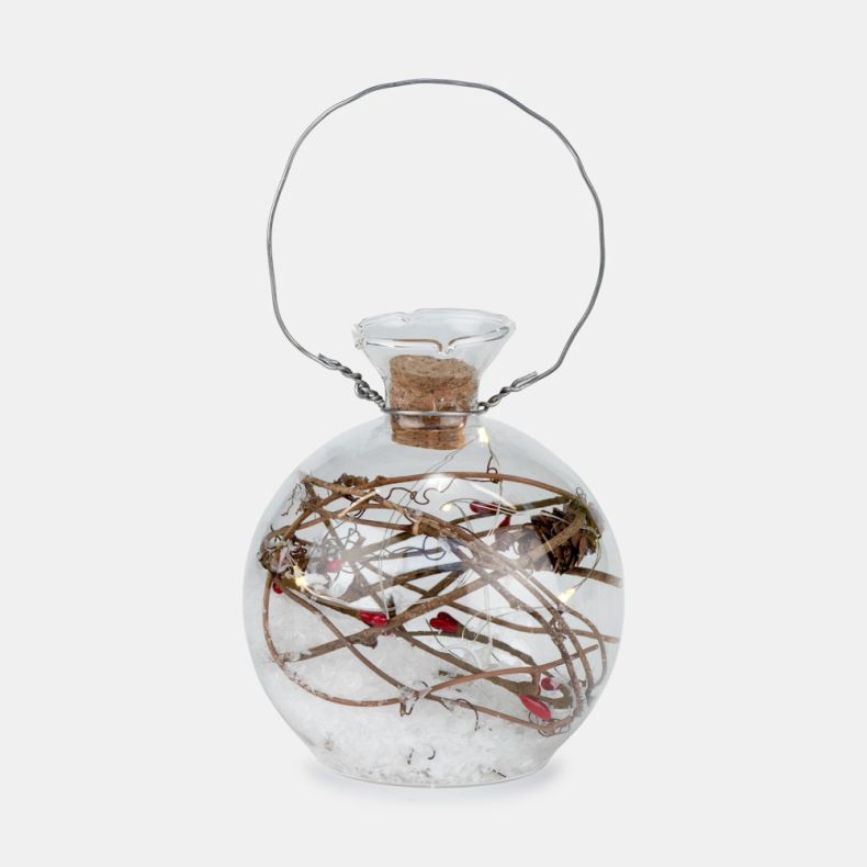LED Glass Bauble Decoration