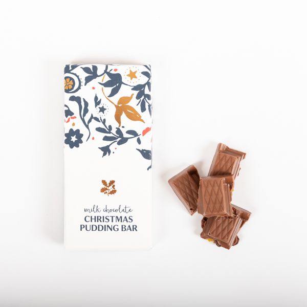Christmas Pudding Chocolate Bar