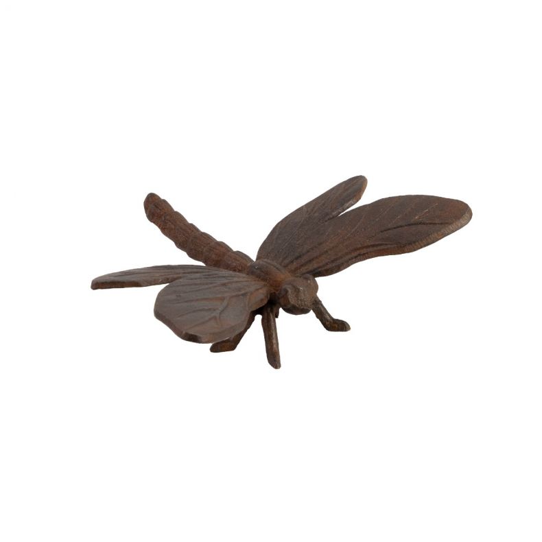 Cast Iron Dragonfly Sculpture