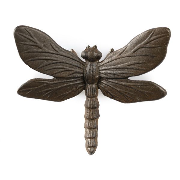 Cast Iron Dragonfly Sculpture