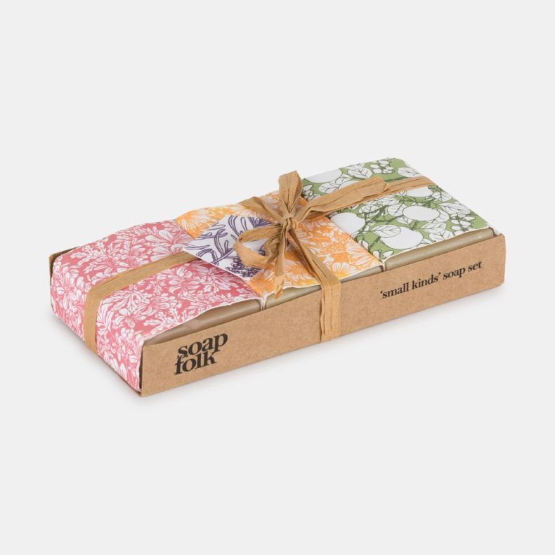 Soap Folk Small Kinds Soap, Set of 3