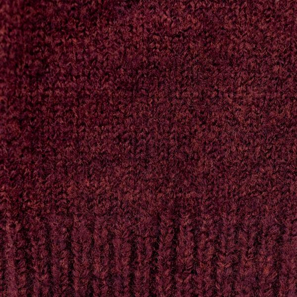 National Trust Knitted Wrist Warmers, Burgundy