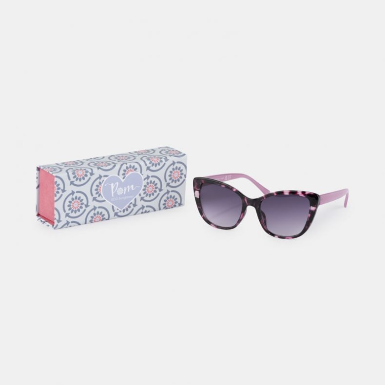Peace Of Mind Pink Recycled Cat-Eye Sunglasses