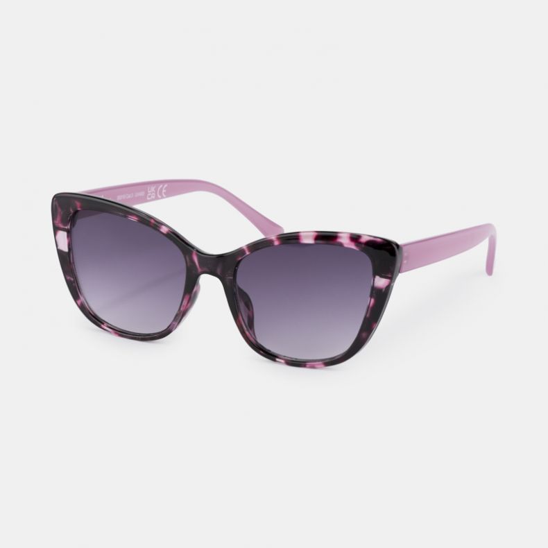 Peace Of Mind Pink Recycled Cat-Eye Sunglasses