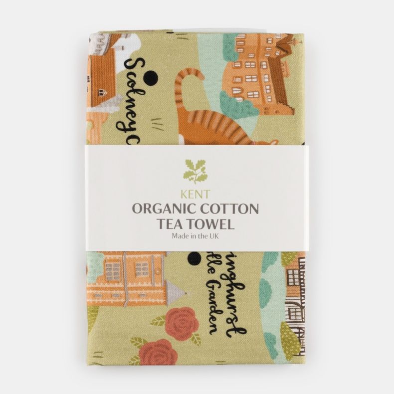 National Trust Kent Cotton Tea Towel