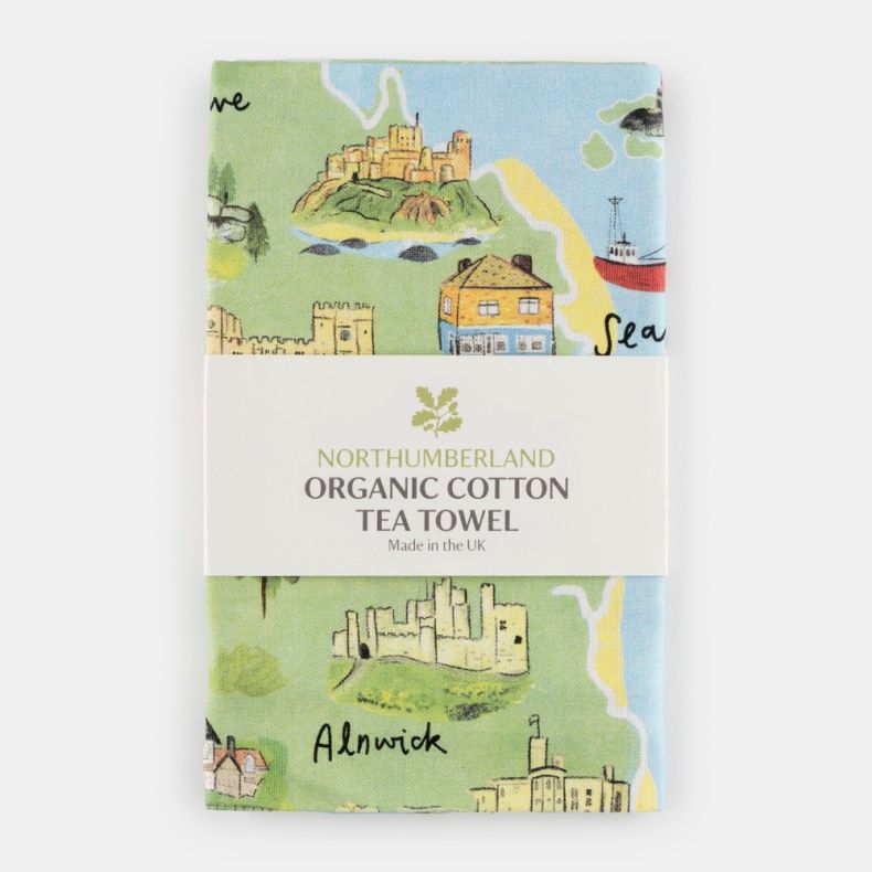 National Trust Northumberland Cotton Tea Towel
