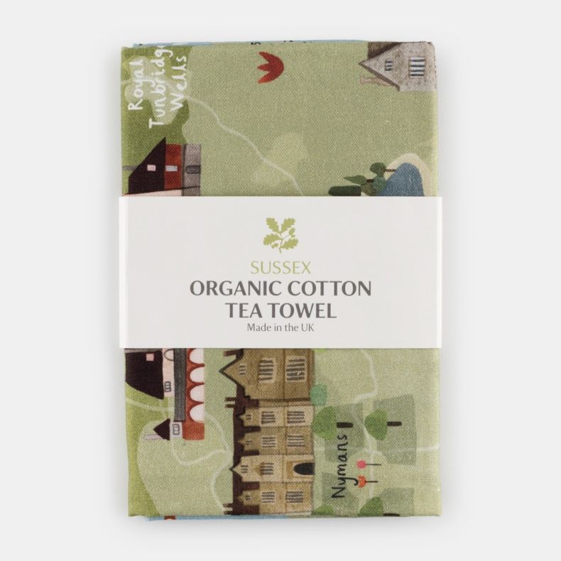 National Trust Sussex Cotton Tea Towel