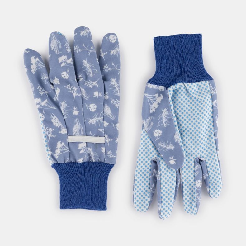 Ladies Cotton Meadow Garden Gloves, Triple Pack