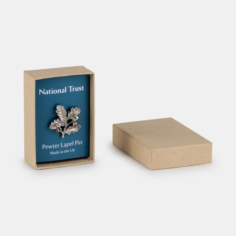 National Trust Oak Leaf Pin Badge