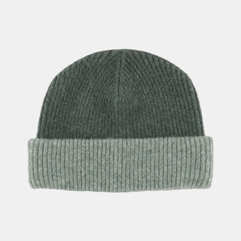 National Trust Sage Contrast Knitted Beanie