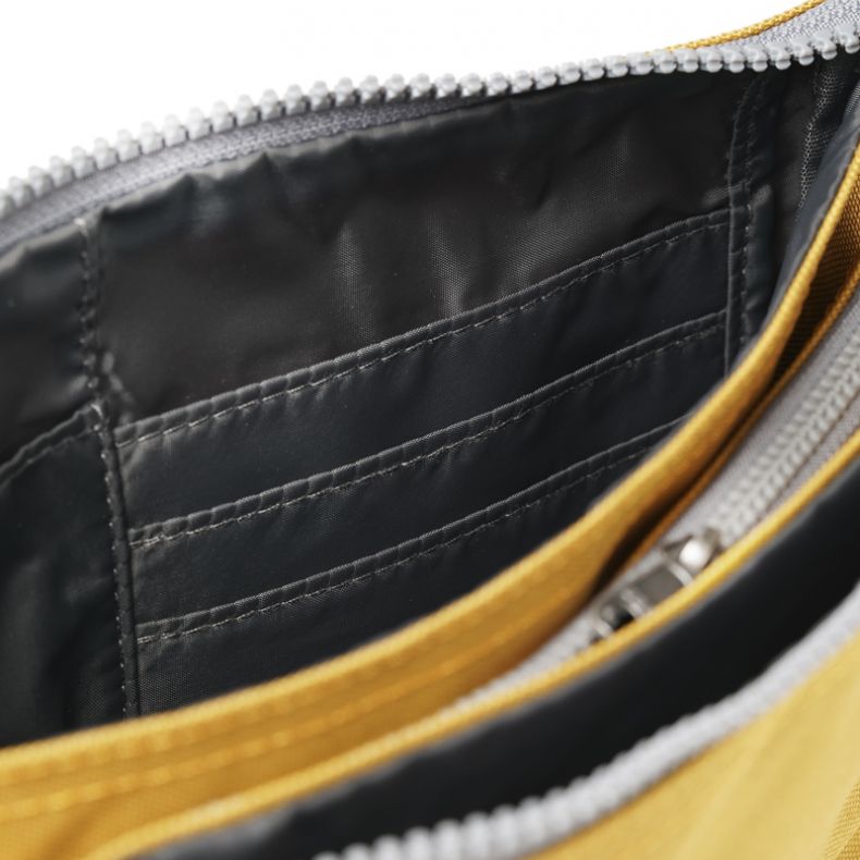 ROKA London Carnaby XL Cross Body Bag in Flax