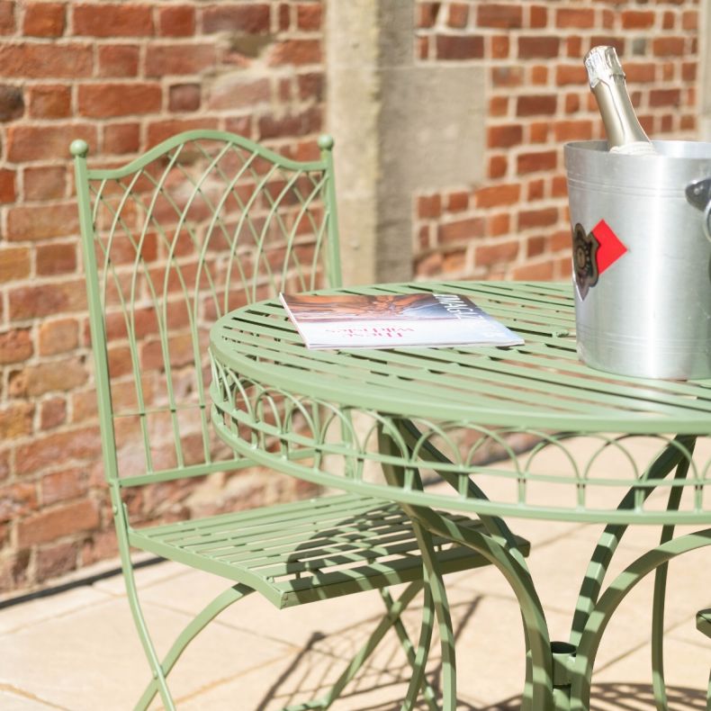 Hampton Bistro Set, Sage Green