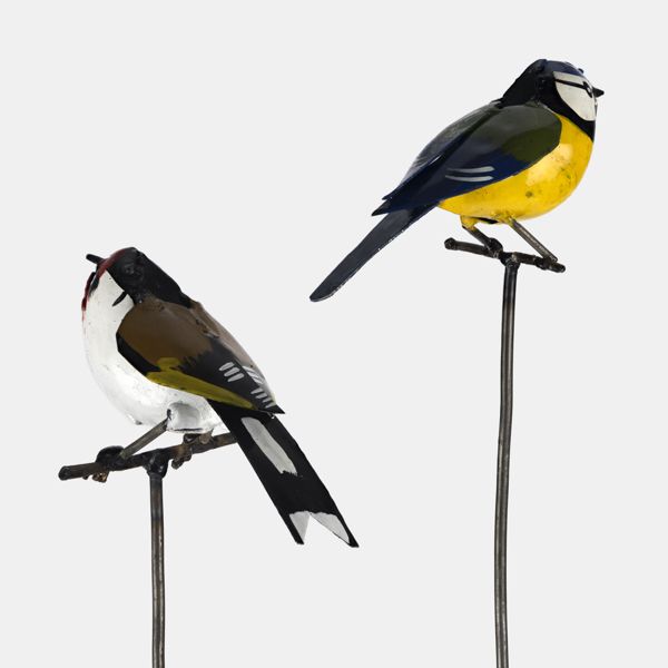 Bird on Rod, Set of 2