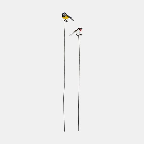 Bird on Rod, Set of 2