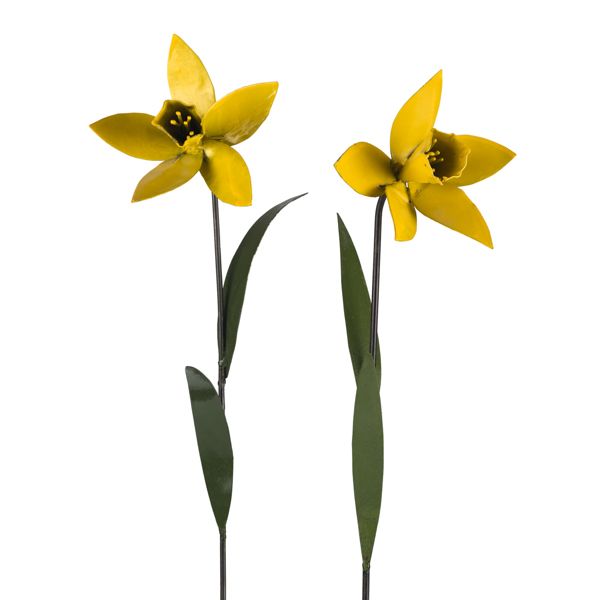 Daffodil Plant Stake, Set of 2