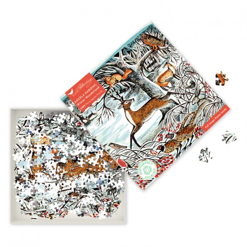 Angela Harding Winter Wonderland 1000 piece Jigsaw Puzzle