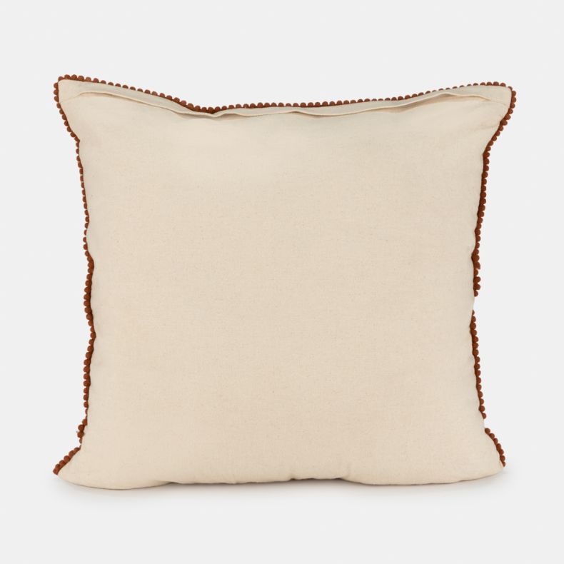 Ambleside Embroidered Cotton Cushion