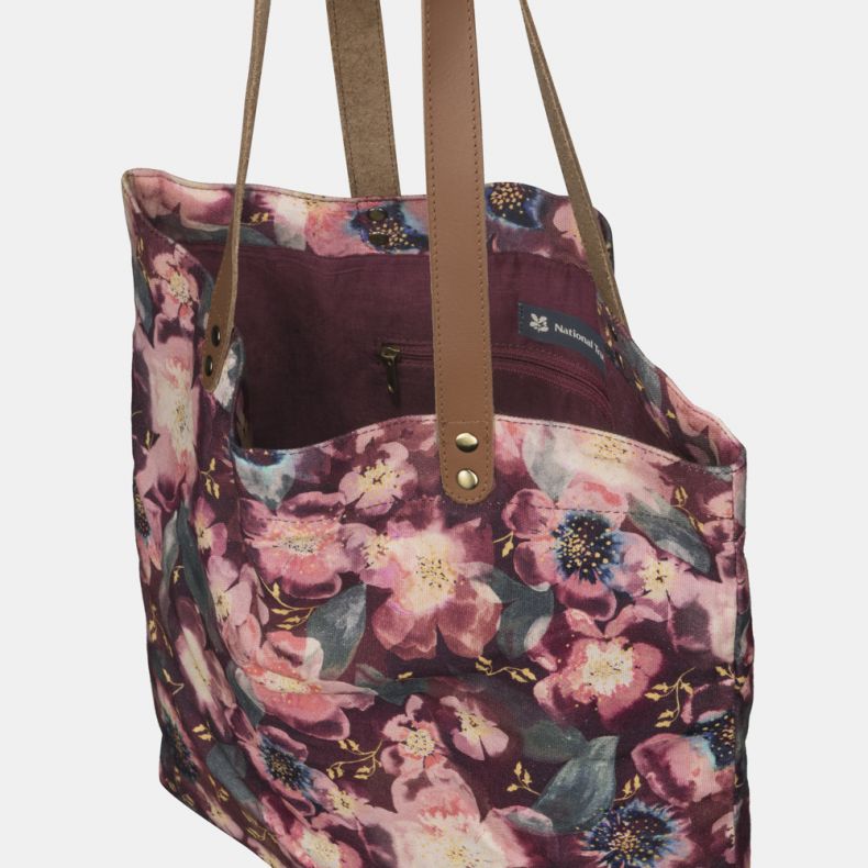 National Trust Snowshill Floral Organic Cotton Shopper